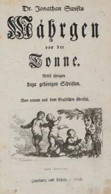 Große Abbildung Nr.1: 141-1142 Swift,J.: (Literatur und illustrierte Bücher bis 19.Jahrhundert)