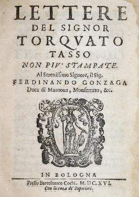Große Abbildung Nr.1: 141-1143 Tasso,T.: (Literatur und illustrierte Bücher bis 19.Jahrhundert)