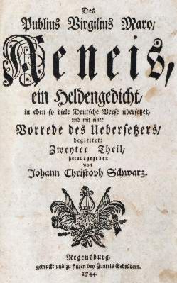 Große Abbildung Nr.1: 141-1151 Vergilius,M.P.: (Literatur und illustrierte Bücher bis 19.Jahrhundert)