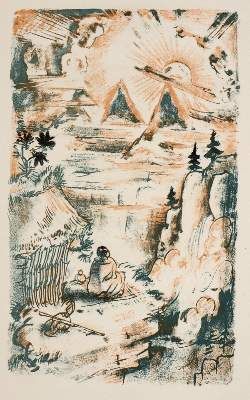 Große Abbildung Nr.4: 141-1185 Bethge,H.: (Literatur und illustrierte Bücher 20.Jahrhundert - Alte Literatur in modernen Ausgaben)
