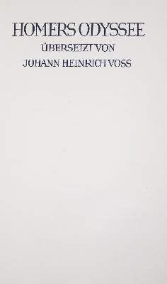 Große Abbildung Nr.1: 141-1197 Homer.: (Bremer Presse, Thiersch)