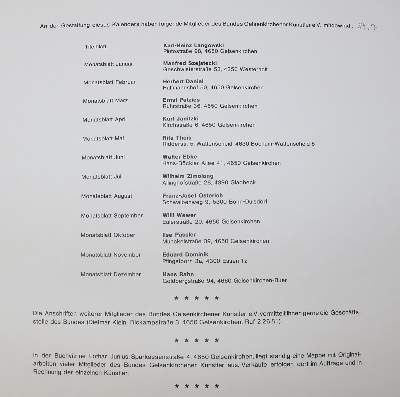 Große Abbildung Nr.93: 141-1207 Bund Gelsenkirchener Künstler e.V.: (Literatur und illustrierte Bücher 20.Jahrhundert - Alte Literatur in modernen Ausgaben)