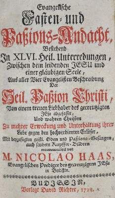 Große Abbildung Nr.1: 141-121 Haas,N.: (Alte Drucke, Handschriften und Theologie)