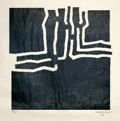 Große Abbildung Nr.3: 141-1217 Chillida, Eduardo: (Literatur und illustrierte Bücher 20.Jahrhundert - Alte Literatur in modernen Ausgaben)