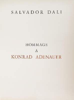 Große Abbildung Nr.2: 141-1228 Dali,S.: (Literatur und illustrierte Bücher 20.Jahrhundert - Alte Literatur in modernen Ausgaben)
