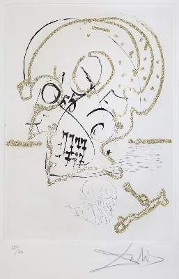 Große Abbildung Nr.10: 141-1229 Dali,S.: (Literatur und illustrierte Bücher 20.Jahrhundert - Alte Literatur in modernen Ausgaben)