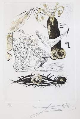 Große Abbildung Nr.7: 141-1229 Dali,S.: (Literatur und illustrierte Bücher 20.Jahrhundert - Alte Literatur in modernen Ausgaben)