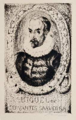 Große Abbildung Nr.12: 141-1256 Cervantes Saavedra,M.de.: (Einband)