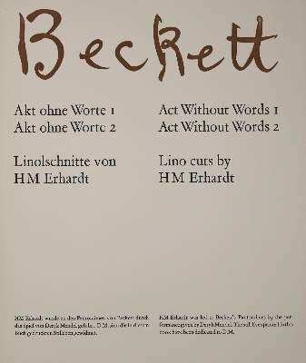 Große Abbildung Nr.2: 141-1273 Beckett,S.: (Erhardt)