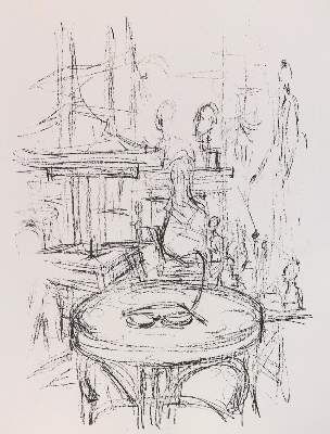 Große Abbildung Nr.4: 141-1303 Giacometti,A.: (Literatur und illustrierte Bücher 20.Jahrhundert - Alte Literatur in modernen Ausgaben)