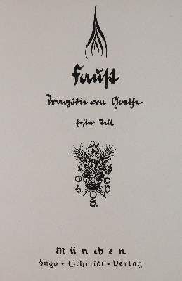 Große Abbildung Nr.1: 141-1314 Goethe,(J.W.v.).: (Literatur und illustrierte Bücher 20.Jahrhundert - Alte Literatur in modernen Ausgaben)