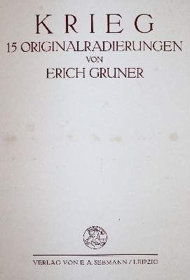 Große Abbildung Nr.1: 141-1332 Gruner,E.: (Literatur und illustrierte Bücher 20.Jahrhundert - Alte Literatur in modernen Ausgaben)