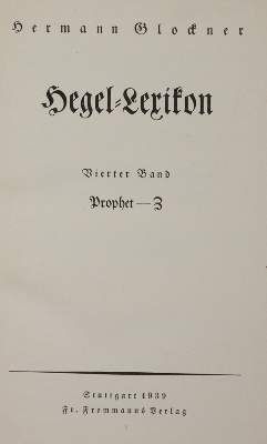 Große Abbildung Nr.1: 141-1342 Hegel, Georg Wilh. Friedr.:: (Literatur und illustrierte Bücher 20.Jahrhundert - Alte Literatur in modernen Ausgaben)