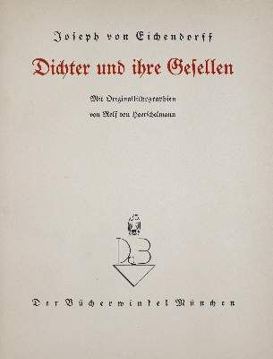 Große Abbildung Nr.2: 141-1349 Eichendorff,J.v.: (Hoerschelmann)