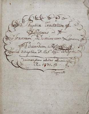 Große Abbildung Nr.1: 141-137 Physicae Tractatum: (Handschriften)