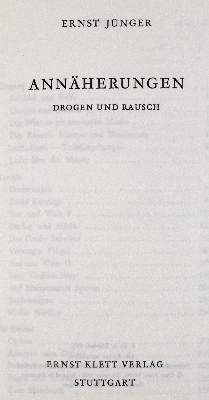 Große Abbildung Nr.1: 141-1373 Jünger,E.: (Literatur und illustrierte Bücher 20.Jahrhundert - Alte Literatur in modernen Ausgaben)