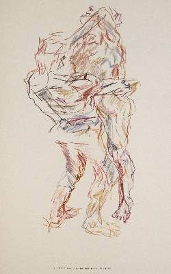 Große Abbildung Nr.2: 141-1385 Kokoschka,O.: (Literatur und illustrierte Bücher 20.Jahrhundert - Alte Literatur in modernen Ausgaben)