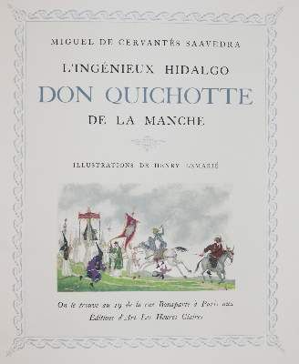 Große Abbildung Nr.2: 141-1399 Cervantes Saavedra,M.de.: (Lemarie)