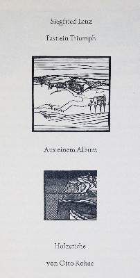 Große Abbildung Nr.1: 141-1400 Lenz,S.: (Literatur und illustrierte Bücher 20.Jahrhundert - Alte Literatur in modernen Ausgaben)