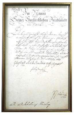 Große Abbildung Nr.15: 141-142 Urkunden.: (Handschriften)