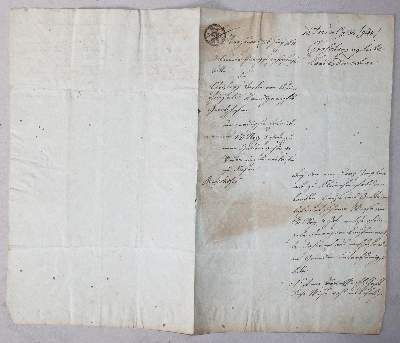 Große Abbildung Nr.19: 141-142 Urkunden.: (Handschriften)