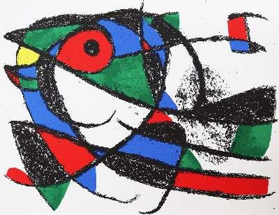 Große Abbildung Nr.4: 141-1443 Leiris,M., F.Mourlot, u. P.Cramer.: (Miro)