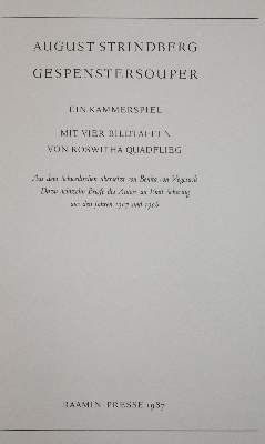 Große Abbildung Nr.1: 141-1491 Strindberg,A.: (Quadflieg)