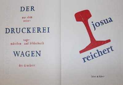 Große Abbildung Nr.1: 141-1500 Reichert,J.: (Literatur und illustrierte Bücher 20.Jahrhundert - Alte Literatur in modernen Ausgaben)