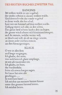 Große Abbildung Nr.3: 141-1504 Rilke,R.M.: (Literatur und illustrierte Bücher 20.Jahrhundert - Alte Literatur in modernen Ausgaben)
