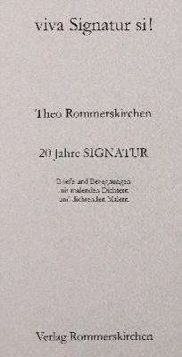 Große Abbildung Nr.1: 141-1511 Rommerskirchen,T.: (Literatur und illustrierte Bücher 20.Jahrhundert - Alte Literatur in modernen Ausgaben)