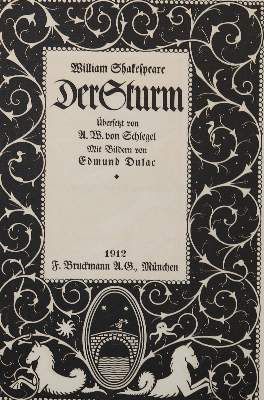 Große Abbildung Nr.1: 141-1538 Shakespeare,W.: (Literatur und illustrierte Bücher 20.Jahrhundert - Alte Literatur in modernen Ausgaben)