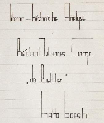 Große Abbildung Nr.1: 141-1547 Boesch,H.: (Sorge, Handschriften)