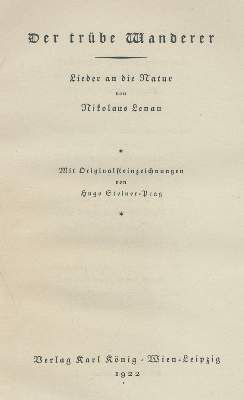 Große Abbildung Nr.1: 141-1551 Lenau,N.: (Steiner-Prag)