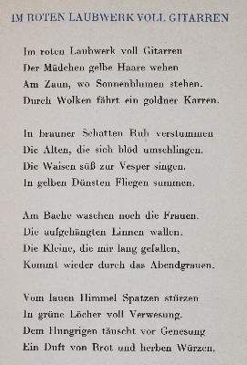 Große Abbildung Nr.2: 141-1569 Trakl,G.: (Literatur und illustrierte Bücher 20.Jahrhundert - Alte Literatur in modernen Ausgaben)