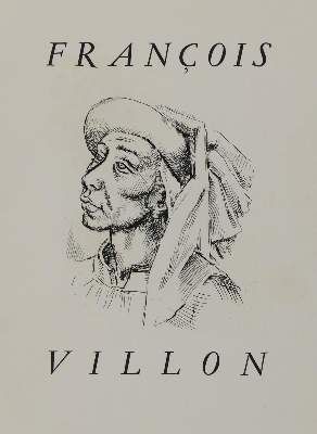 Große Abbildung Nr.2: 141-1585 Villon,F.: (Literatur und illustrierte Bücher 20.Jahrhundert - Alte Literatur in modernen Ausgaben)