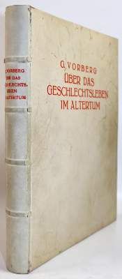 Große Abbildung Nr.4: 141-1589 Vorberg,G,: (Literatur und illustrierte Bücher 20.Jahrhundert - Alte Literatur in modernen Ausgaben)