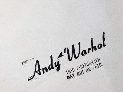 Große Abbildung Nr.5: 141-1593 Warhol,A.: (Literatur und illustrierte Bücher 20.Jahrhundert - Alte Literatur in modernen Ausgaben)