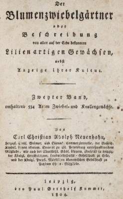Große Abbildung Nr.1: 141-1627 Neuenhahn,C.C.A.: (Botanik)