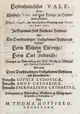 Große Abbildung Nr.1: 141-163 (Hopffer,T.).: (Alte Drucke, Handschriften und Theologie)