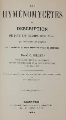 Große Abbildung Nr.3: 141-1630 Gillet,C.C.: (Botanik, Pilze)