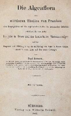 Große Abbildung Nr.1: 141-1633 Reinsch,P.(A.).: (Botanik)
