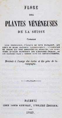 Große Abbildung Nr.1: 141-1637 (Hegetschweiler,J.).: (Botanik, Schweiz)
