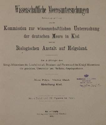 Große Abbildung Nr.3: 141-1649 Wissenschaftliche Meeresuntersuchungen.: (Botanik)