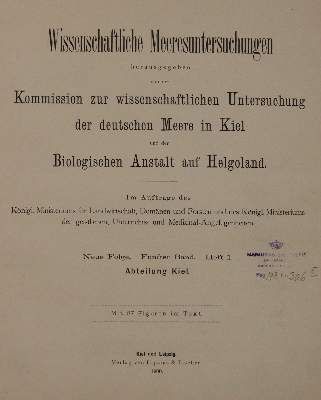Große Abbildung Nr.6: 141-1649 Wissenschaftliche Meeresuntersuchungen.: (Botanik)