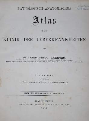 Große Abbildung Nr.1: 141-1669 Frerichs,F.T.: (Medizin)
