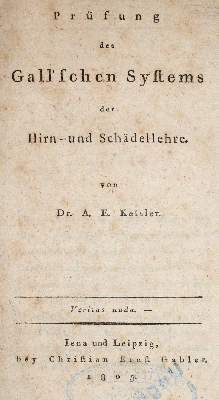 Große Abbildung Nr.1: 141-1699 Kessler,A.E.: (Medizin, Phrenologie)
