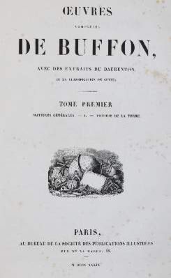 Große Abbildung Nr.1: 141-1719 Buffon,G.L.L.: (Zoologie)