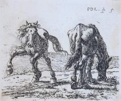 Große Abbildung Nr.1: 141-1745 Laer, Pieter Jacobsz van: (Zoologie, Pferde)