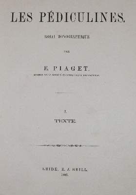 Große Abbildung Nr.1: 141-1749 Piaget,E.: (Zoologie)