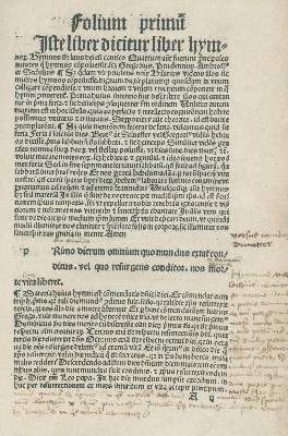 Große Abbildung Nr.2: 141-177 Hilarius,(A).: (Inkunabeln)